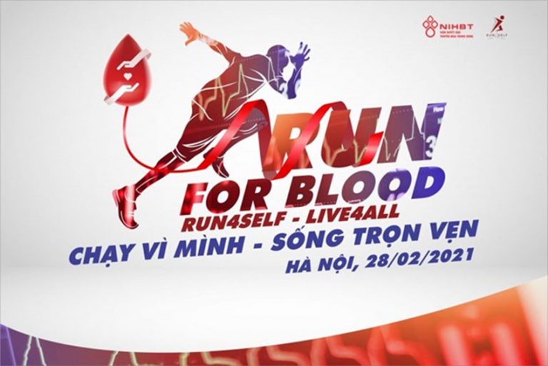 Cùng chạy bộ và hiến máu ở Hà Nội, Đà Nẵng, Thành phố Hồ Chí Minh